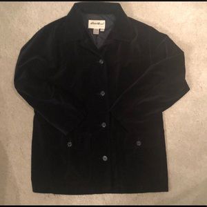 Eddie Bauer black button up blazer